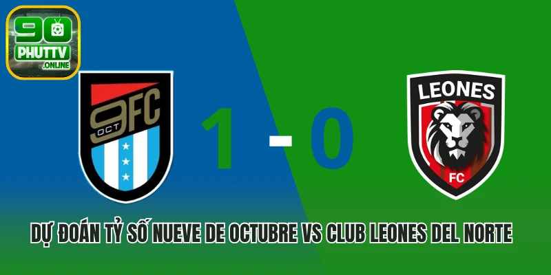 Dự đoán tỉ số Nueve de Octubre vs Club Leones Del Norte