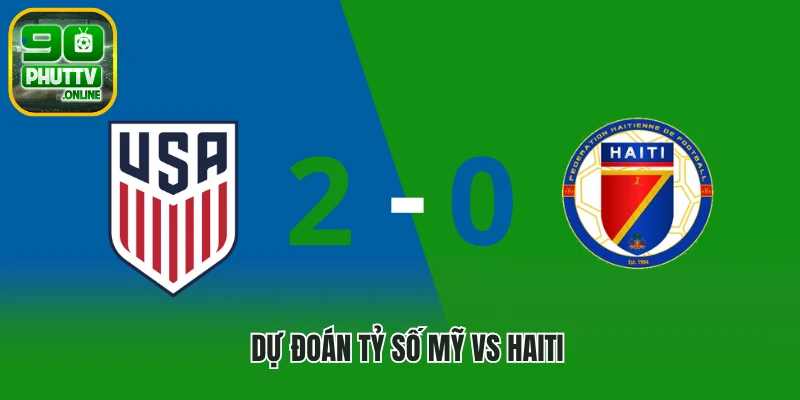 Dự đoán tỷ số Mỹ vs Haiti